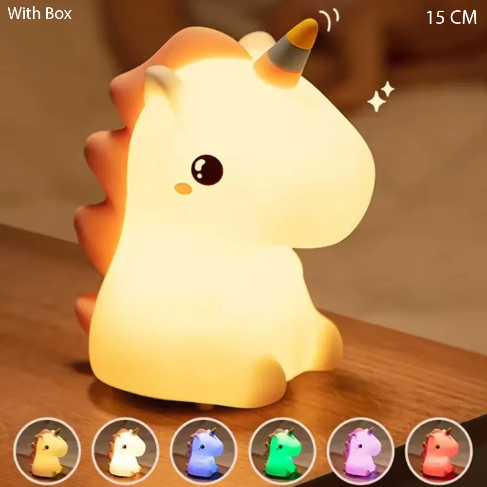 Unicorn Silicon Night lamp 14cm (Box)