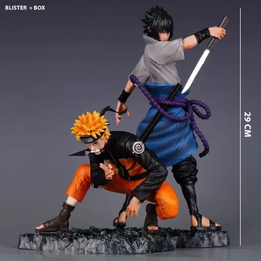 Naruto & Sasuke Highly Detailed Figure 29cm (Blister+Box)