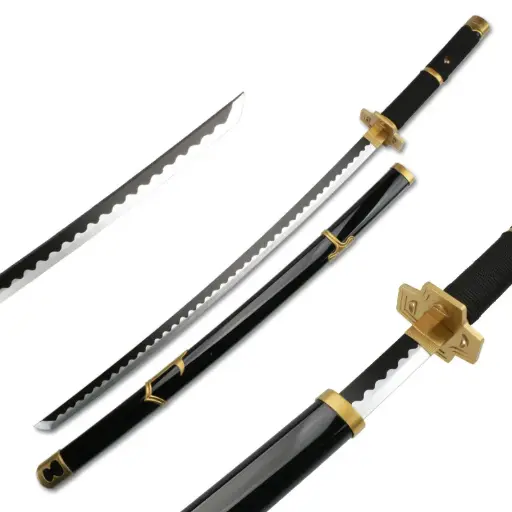 Zoro Black Wooden Katana