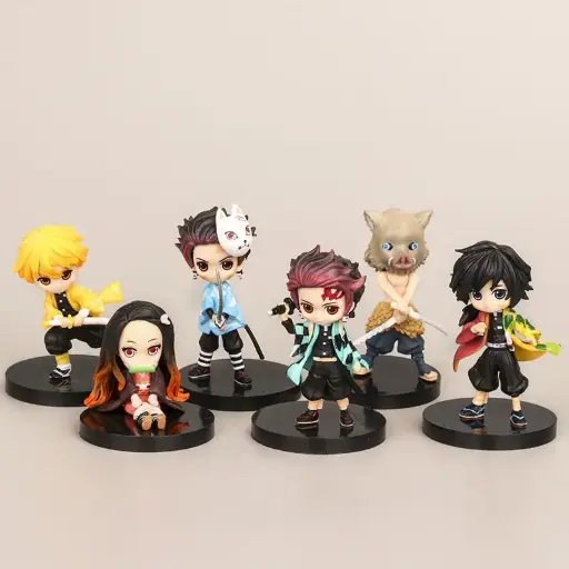 Demon slayer miniature 6pc