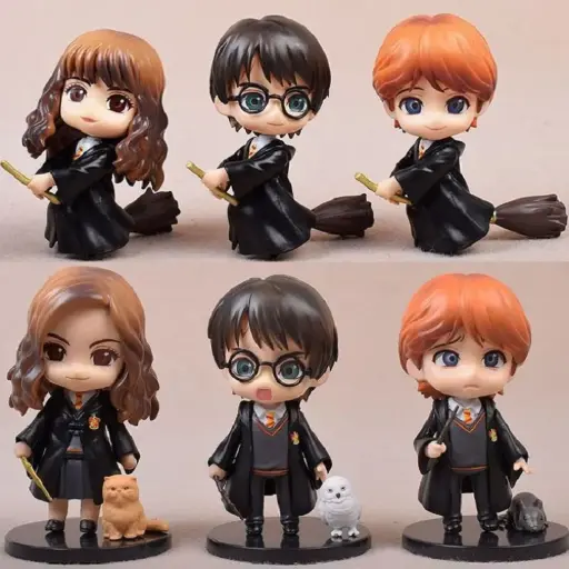 Harry potter 6pc miniature